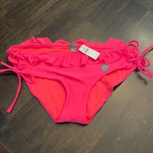 Hot pink new hipster swim bottoms